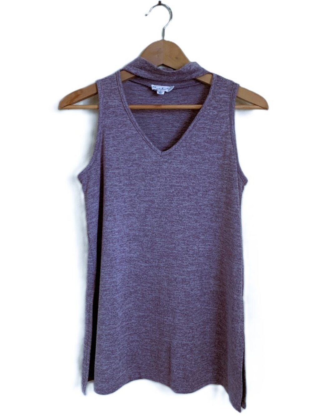 Cloud Chaser Choker Tank Top Lavender Purple Size Small